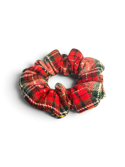 Christmas Plaid Scrunchie